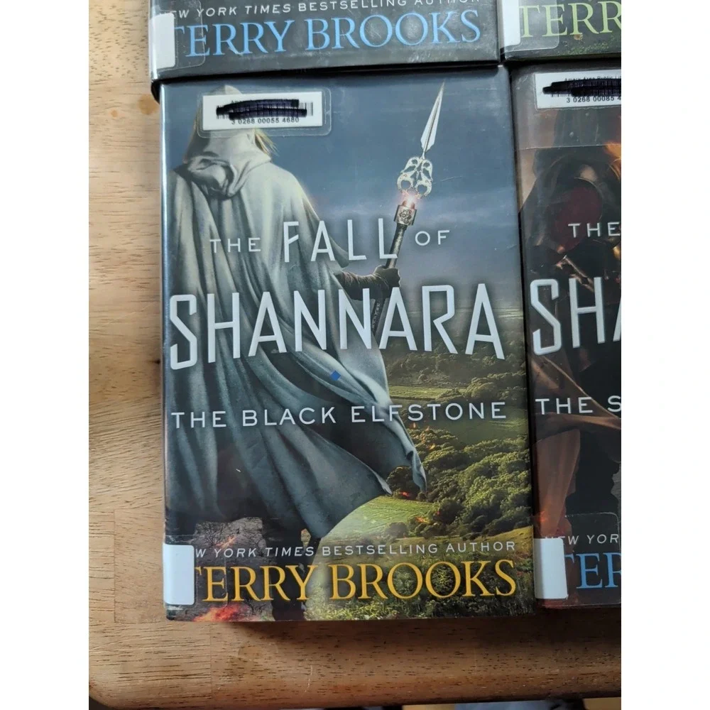 Complete Fall of Shannara ( 4 Book Set ) Terry Brooks Library copy 1st Edition‎